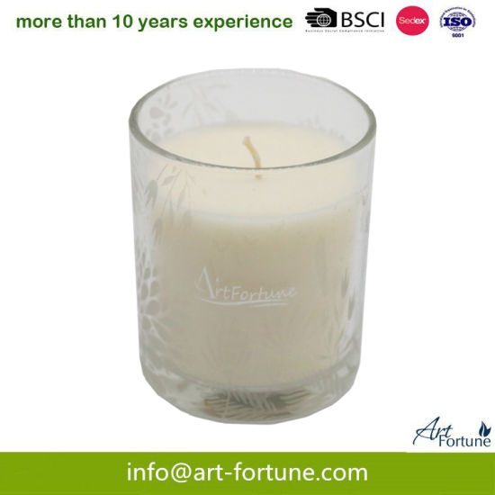 120g Popular Design Glass Scented Candle for Party