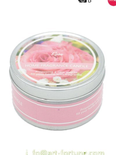 Scented Tin Candle with Lid for Home Decor