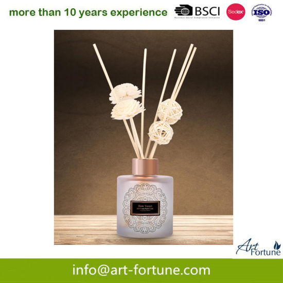 Scent Essential Oil Reed Diffuser with Color Label in Gift Box for Home Decor