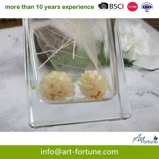 Glass Diffuser with Lid and Inner Dried Flower for Home Air Freshening