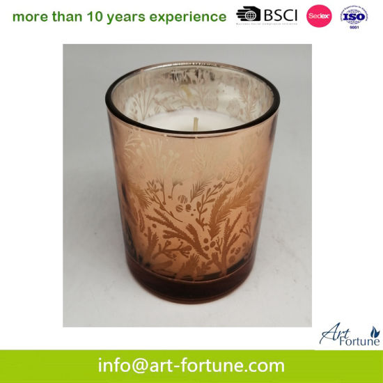 Electroplated Glassware for Scented Candle