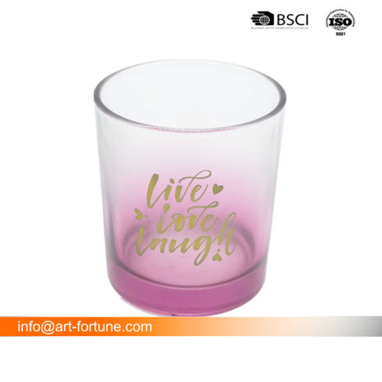 Spray Glass Tealight Candle Holder for Home Decor