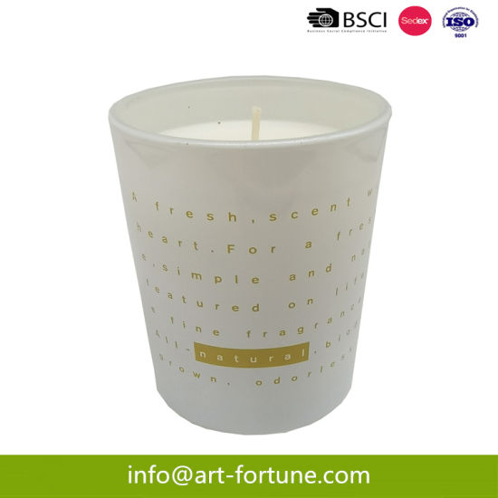 Customized Scented Candles with Personalized Stickers