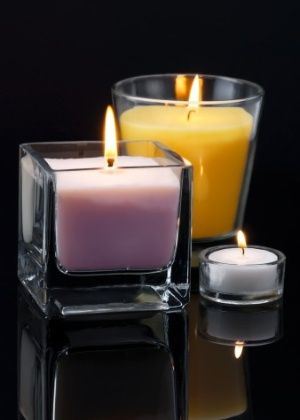 Customizable High-Quality Glass Candle with Jelly Wax and Dry Flowers