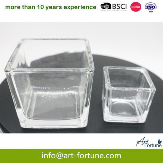 Hot Sale Glass Candle Jar and Candle Holder for Home Decoration