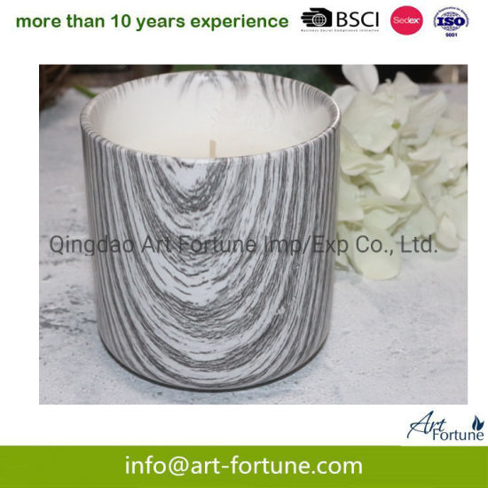 High Quality Scent Ceramic Candle with Designed Color Change for Home Decor