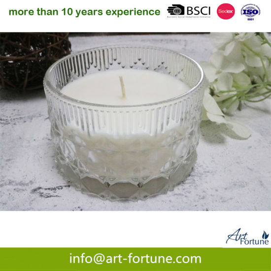 Scented Cut Glass Candle for Home Decoration