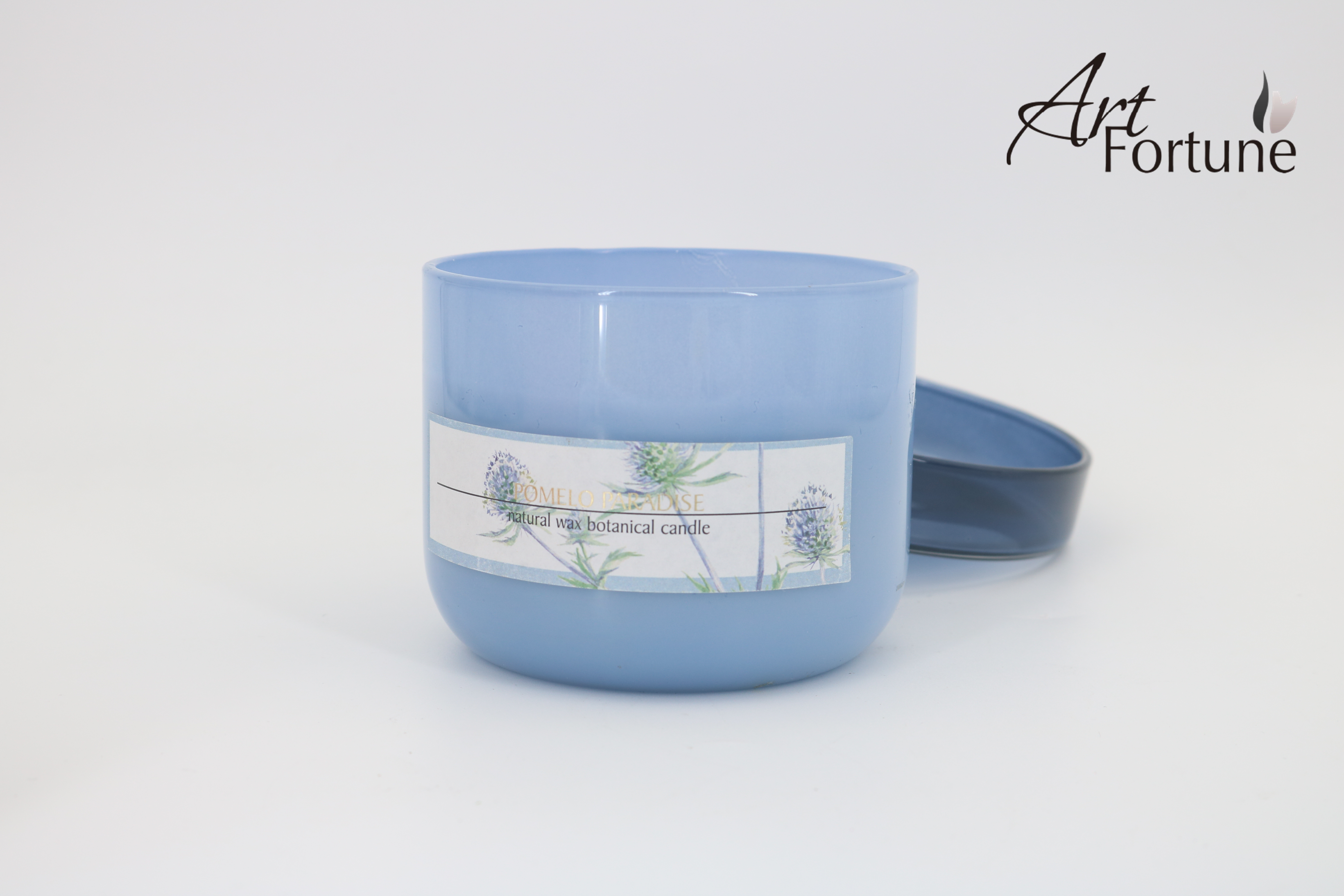 Wholesale Glass Scented Candle with Decal Paper for Home 