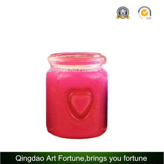 Scented Double Heart Jar Candle for Home Decor