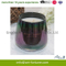 High Quality Glass Jar Candle with Color Change for Home Decor