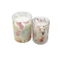 7*8cm Scent Glass Candle with Gold Decal Paper for Christmas Festival