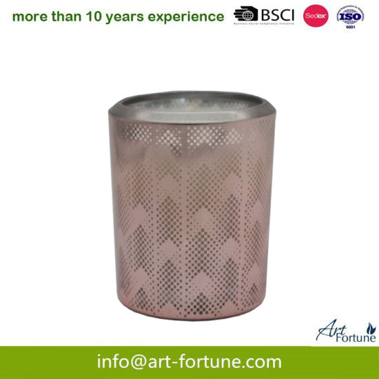 6*7cm Glass Scented Candle in Spray Color for Home Decor