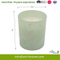 Glass Scented Candle with Paper Decal and Solid Spray for Home Decor