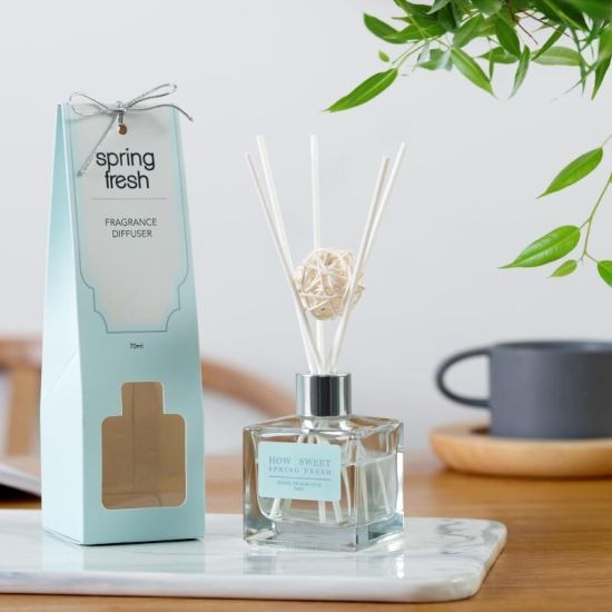 100ml Fragrance Reed Diffuser in Color Box for Home Decor