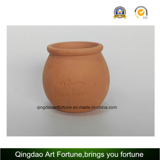 Terracotta Bowl for Outdoor Candle Use