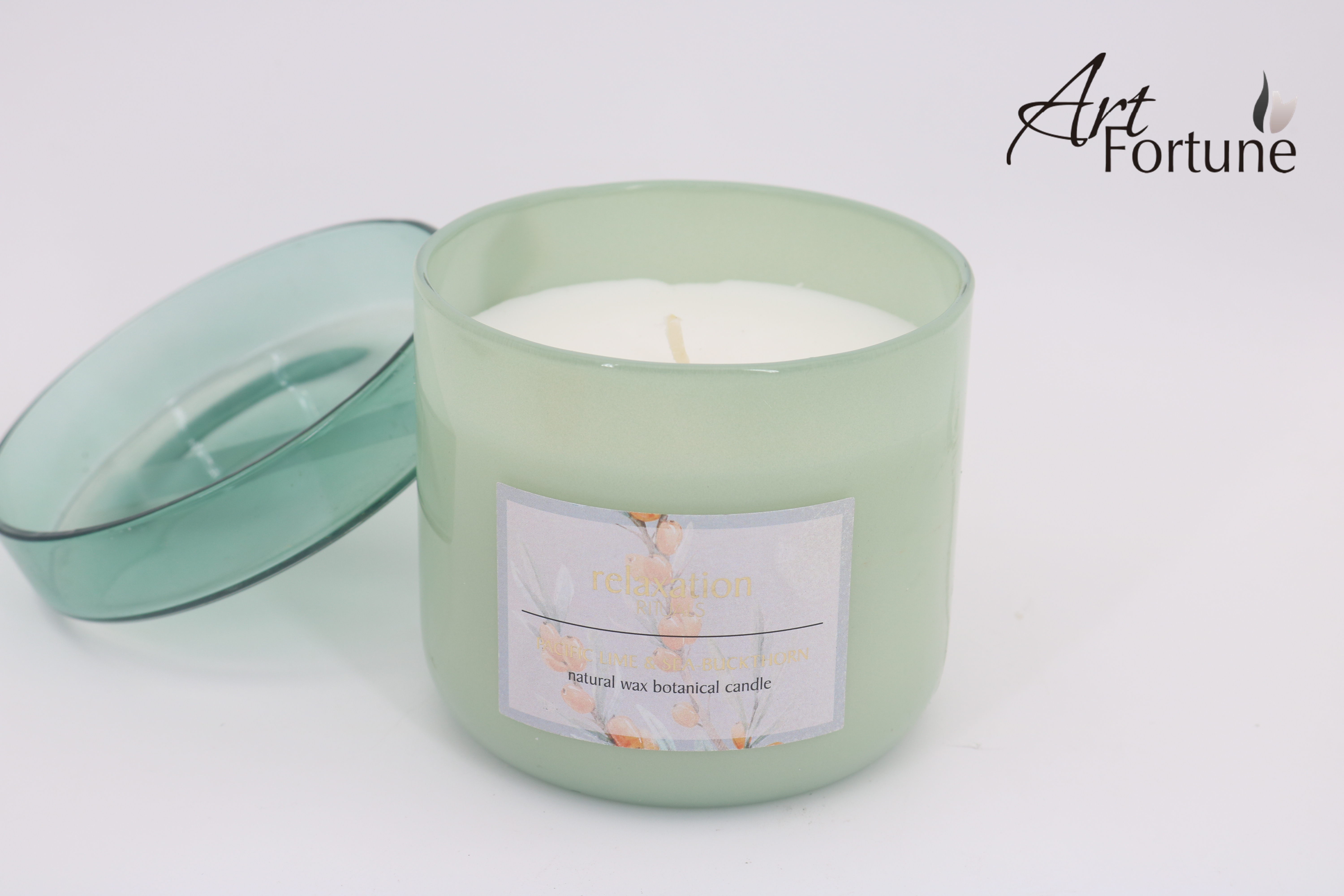 Wholesale Glass Scented Candle with Decal Paper for Home 