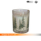7oz Scented Frosting Glass Candle for Home Decoration