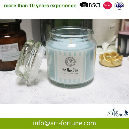 4.5oz Hot Sale Scented Glass Jar Candle for Home Decoration