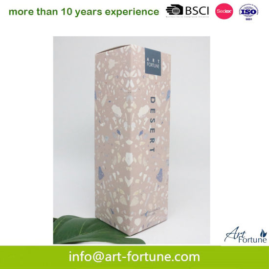 Printed Simple Paper Perfume Box Single Bottle
