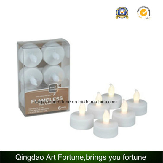 Flameless LED Candle with Timer for Wedding Home Decor