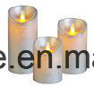 Moving Wick Flameless LED Candle for Hotel Home Decor