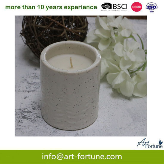 Ceramic Jar Candles with Lid for Home Decor