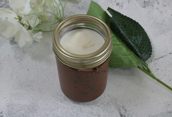8ozglass Jar Candle with Metal Lid for Home Decor